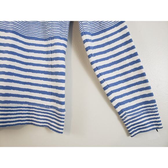 (N5) Y2K Vineyard Vines Pullover Women Sweatshirt Size XS 1/4 Zip Stripe Stretch - Picture 3 of 7